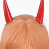 Cosplay Wigs Chainsaw Man/Chainsaw Man Pava Dali Milk Orange Long Hair Cos Anime Wig 90cm Set