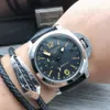 Relógio de pulso luxuoso à prova d'água, relógio de designer mecânico pam movimento automático masculino esportivo relógios de pulso para