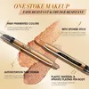 Ombretto IMAGIC Matita ombretto a 12 colori Glitter Matte Evidenziatore Silkworm Blush Illumina il trucco degli occhi Pigmento naturale Cosmetico a lunga tenuta 231216