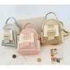 School Bags Small Fresh Women'S Mini Backpack Cute Luxury Pu Leather Kawaii Graceful Bagpack For Girls Ladies