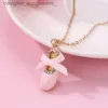 Pendant Necklaces Luoluo baby 1 Pcs Cute Ballet Shoes Pendant Necklace for Kids Girls Friendship BFF Necklaces Best Friend Jewelry GiftsL231218