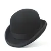 Berets wełniany melonik kobiet kobiety kruszenie tradycyjne Billycock Groom Hats 4 rozmiar s m l xl