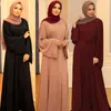 Etniska kläder 10 färger muslimska hijab dubai abaya långa klänningar kvinnor med skärmar islam afrikansk musulman djellaba