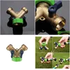 Watering Equipments Y Connector Vae Mtifunctional Water Gun Separator Garden Irrigation Watering Flower Hose Splitter Pump Drop Delive Dh5A2