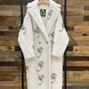 Luxury Coat Alpaca Coat Maxmaras Wool Same Material 2023 New M Hippocampus Bear Fur andPCTO