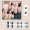 False Nails 24Pcs Artifical Fake Set With Handmade Press On Nail Heart Designs Detachable Finished Tip