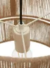 Lampes suspendues Wabi Sabi lustre japonais rétro chambre lampe de paille salon salon de thé restaurant lumière pour barre d'étude