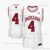 AANGEPASTE Custon XS-6XL NCAA Indiana Hoosiers College 4 Isiah Thomas Jersey Rood Wit 40 Cody Zeller Gestikt 11 Victor Oladipo University Bask