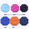 Umbrellas 56 Styles Folding Reverse Umbrella Double Layer C Handle Umbrellas Uni Inverted Long Windproof Rain Car Sea Ship Drop Delive Dhtwk