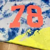 USAデザイナーホリデーアーティストタイダイティースケートボードTシャツ夏のカジュアルファッションメンズ女性Tシャツ24SS 1218