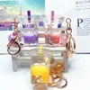Härlig Unicorn Bubble Tea Cup Pendant Keychain Ins Small Exquisite Bag Pendant Cartoon Rainbow Color Unicorns Tillbehör