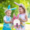Nowe zabawki świąteczne Muised Wielkanocny Złodziej Złodziej Dekoracja wieńca Rabbit Home Decor Easter Eggs Ozdarnci Prezenty Party Creative Garland Festival Decor