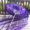 Umbrellas 82cm Hanfu Oiled Paper Umbrella Rain Women Pography Prop Proof Ribbon Antique Tassels Fan Paraguas Parasol