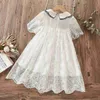 Mädchen Kleider Kinder Kleider für Mädchen Kleidung Kurzarm Sommer Kostüme Teenager Spitzenkleid Baby Kinder Kleidung 6 8 9 10 12 Jahre