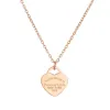 Dames liefde ketting zilveren ketting parel klaver goud cd ketting ontwerper sieraden roestvrij staal dames chroom hart dia hanger kettingen charme kettingen voor mannen