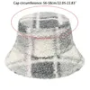 Berretti piccoli per toppe di colore fresco cappello da pescatore fuzzy casual reticolo bacino Windpro