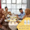 Neues Weihnachtsspielzeug, muslimisches Ramadan-Dekor, Laternenornament, EID Mubarak, LED-Festival-Nachtlicht, Eid Al Adha-Geschenk, Gurbang Ramadan-Dekoration für Zuhause