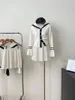 Vestidos de trabajo para mujer dulce de punto de dos piezas conjunto de falda dama primavera otoño marinero cuello manga larga cardigan delgado plisado mini