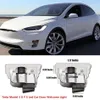 Adesivos 2pcs Carreira de porta de porta do carro para Tesla Modelo 3 Y LED Projector Laser Lâmpada Fantasma Luzes decorativas Acessórios para o modelo S X243W