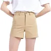 Kvinnors byxor Retro lågklippt lastshorts för kvinnor - Sexig Y2K -denim Sweatpants med elastisk midjeband och fickor Perfekt streetwear
