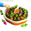 Sorteren Nesting Stacking Toys Kids Carrot Harvest Puzzle Montessori Toys Baby Trek radijs geheugen trainingspellen ouder-kind interactie educatieve Q231218