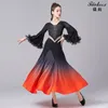 Stage Wear X2163 Lady Modern Dancing Dress Women's Waltz Social Dance Costumes Latin Suit Performance