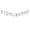 100 stks 12 inch Latex Eid Mubarak Confetti Ballon Partij Decoratie Moslim FolieBalloon 30 cm Maan Ster Folie Mylar Ballon Feestartikelen ZZ