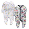 Strampler Neugeborenen Baby Frühling Kleidung 2/3 stücke Baby Jungen Mädchen Strampler Langarm Kleidung Roupas Infantis Menino Overalls KostümeL231114