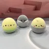 Cute Gradient Color Flocking Little Chicks Slow Rebound Squishy Artificial Animal Atress Reliever Toy