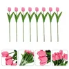 Decorative Flowers 8 Pcs Simulation Tulip Fake Flower Bedroom Tulips Decor Artificial Office Lifelike Faux For Decoration Bridal Branch