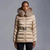 Parka en duvet amovible pour femme, manteau en fourrure de renard, Slim, à capuche, chaud et épais, veste longue, hiver, Y2K, 231218