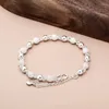 Strand CHUANGCHENG S925 Pulsera de plata de ley personalizada con bola de la suerte para mujer