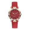 Women's high quality luxury Star sanded leather with waterproof quartz watch