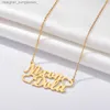 Pendentifs Colliers Atoztide personnalisé personnalisé 2 noms pendentif collier pour femmes en acier inoxydable pierre coeur mode noël bijoux cadeau L231218