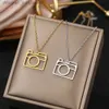 Pendant Necklaces Stainless Steel Necklaces Simple Abstract Line Camera Design Fashion Pendant Choker Chains Necklace For Women Jewelry Party GiftL231218