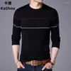 Pulls pour hommes Printemps Automne KPOP Fashion Style Harajuku Slim Fit T-shirts Lâche Casual All Match Tricots Insert O Cou À Manches Longues