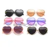 Sonnenbrille Mode Marke Herz Kinder Sonnenbrille 2023 Neue Kinder Nette Rosa Cartoon Biene Sonnenbrille Mädchen Jungen Baby Gradienten Brillen j231218