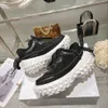 Mode lyxiga sneaker försvarare designer casual sko äkta lädermärke sneakers kvinna tränare plysch löpskor ess stövlar av varumärke y019 005