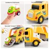 Electric RC Car Die Casting Transport Truck Engineering Mikser Pojazd