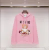 Neue Herrendesigner Hoodie Sweatshirts Männer Kapuze Kleidung Homme High Street Cartoon Bären Druck Frauen Luxus Hoodies Pullover Winter Oberbekleidung 3xl