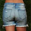 Shorts Femme Jeans Grande Taille Femmes Été Casual Denim Shorts Jeans Femmes Taille Haute Court Push Up Skinny Slim Poche Bermuda pour Femmes