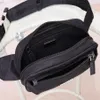 Sac de taille en Nylon matériel de Parachute sac banane noir sac de poitrine décontracté hommes femmes unisexe léger usage quotidien Purses279c