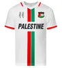 20 21 22 23 24 Palestino Mens Soccer Jerseys 2023 2024 Palestine National Team JIMENEZ BENITEZ CORTES Home Rosso Bianco Nero Away Maglia da calcio per adulti Manica corta