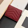 Fashion designer wallets luxury Caviar genuine leather Credit Card Holder purse bags gold Hardware women of Zippy coin purses with Original box dust bag