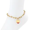 Charm Designer Gold Sier pour femme Europe Amérique Mode Haute Qualité Coeur Cheville pour Petite Amie Fête De Noël Cadeau De Saint Valentin