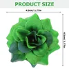 Decorative Flowers 50 Pcs Flower Head Bride Artificial Grave Decorations For Cemetery Rose