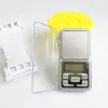 Mini balança eletrônica de bolso, estilo inglês, com caixa de varejo, balança digital, precisão, joias, retroiluminação, peso, grama, oz, ct, gn, zz