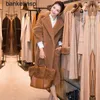 Luksusowy płaszcz alpaca płaszcz Maxmaras wełna ten sam materiał Dilraba Style M Bear Sheep Cut Fur Fur Fur