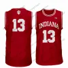 CUSTOM Custom Indiana Hoosiers College Basketball Any Name Number Red White 4 Trayce Jackson-Davis Oladipo 0 Langford 11 Thomas Men Youth Je