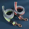 Dog Collars Strong Durable Nylon Large Training Leash Traction Rope For Walking Lead Pet Puppy Small Medium Big Dogs